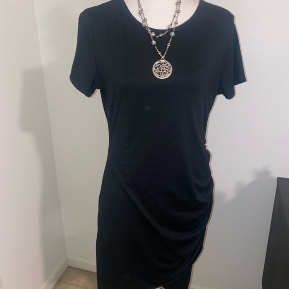 Maternity Black dress cotton comfy maternity dress